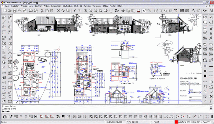 Ltplus Architektur Cad Architekteninitiative E V 2d 3d Bim Bau Architekt Freecad Google Sketchup Freeware Autocad Lt Kostenlos Gratis Download Symbole Dwg Dxf Enev Hausplan